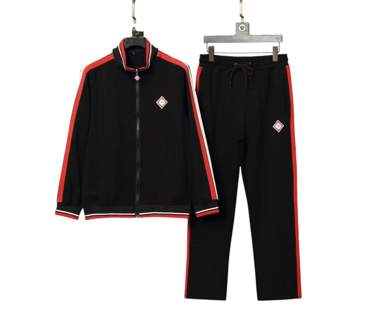 Casablanca Logo Black & Red Tracksuit