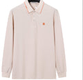 Hermès H Logo Beige Long Sleeve Polo