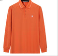 Hermès H Logo Orange Long Sleeve Polo