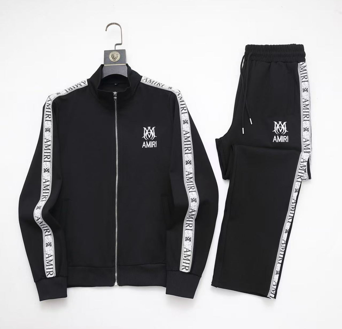 Amiri Logo Tape Black Tracksuit