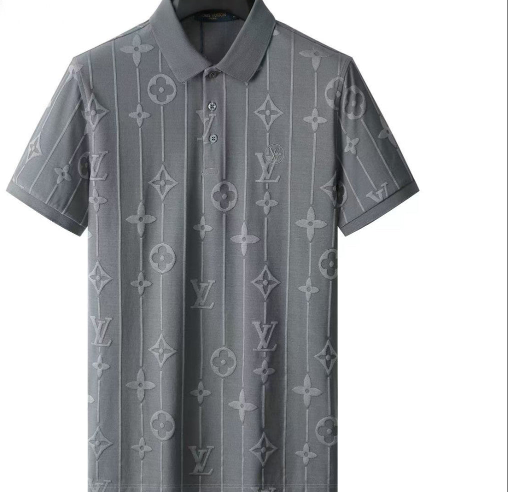 Louis Vuitton Monogram Grey Polo