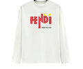Fendi White Roma Logo Long Sleeve T-Shirt