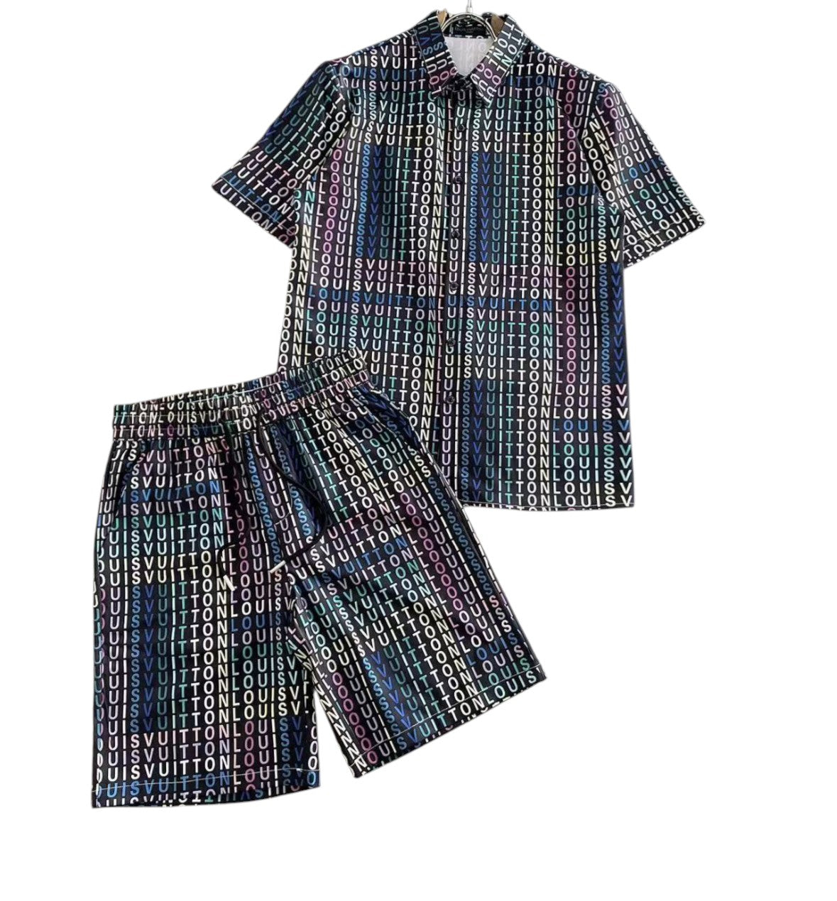 Louis Vuitton Multicolor Monogram T-Shirt & Shorts Set
