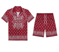 Floral Pink Resort Shirt & Shorts Set