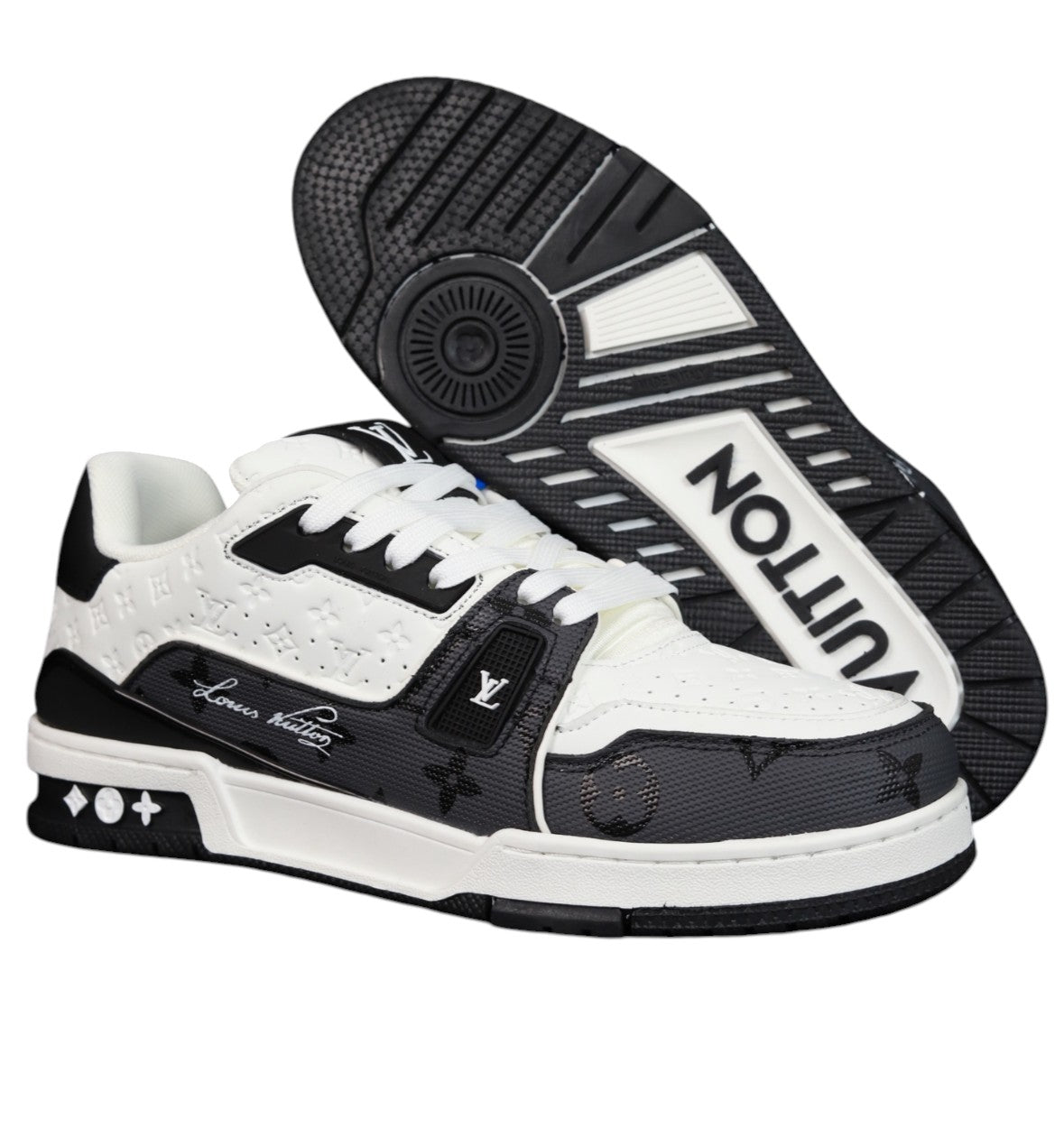 Louis Vuitton Black White Trainer
