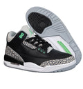 Jordan 3 Black Cement Green