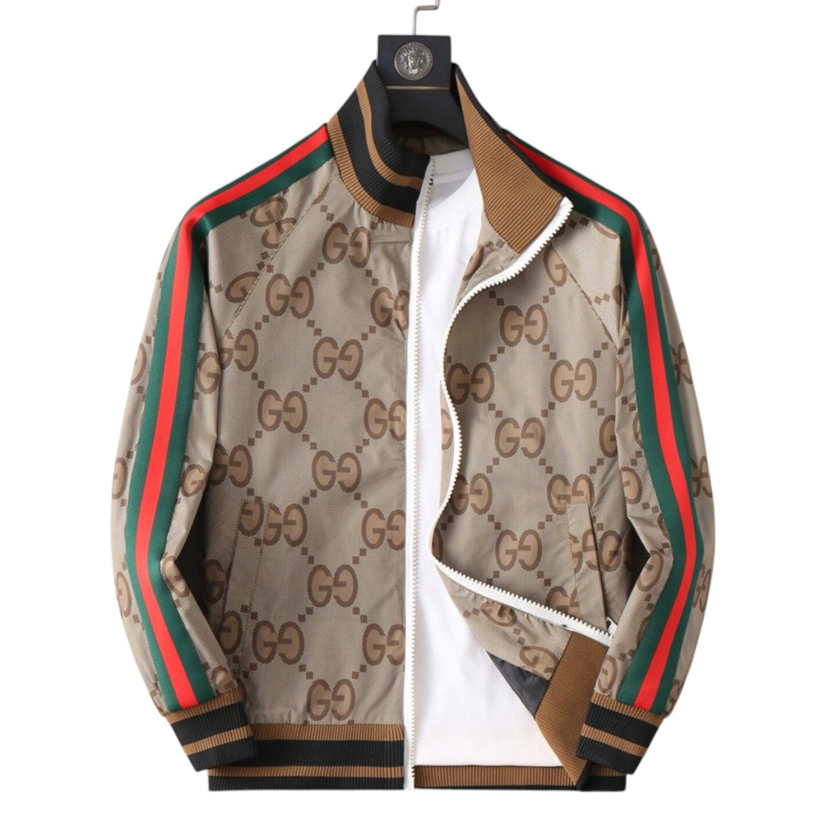 Gucci Beige GG Track Jacket