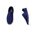 Prada Suede Slip-On Sneakers – Navy Blue