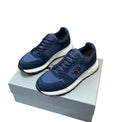 Prada Suede and Nylon Sneakers – Navy Blue
