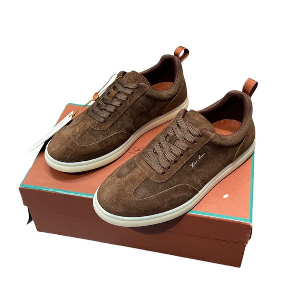 Sneakers Loro Piana Summer Walk – camoscio marrone scuro
