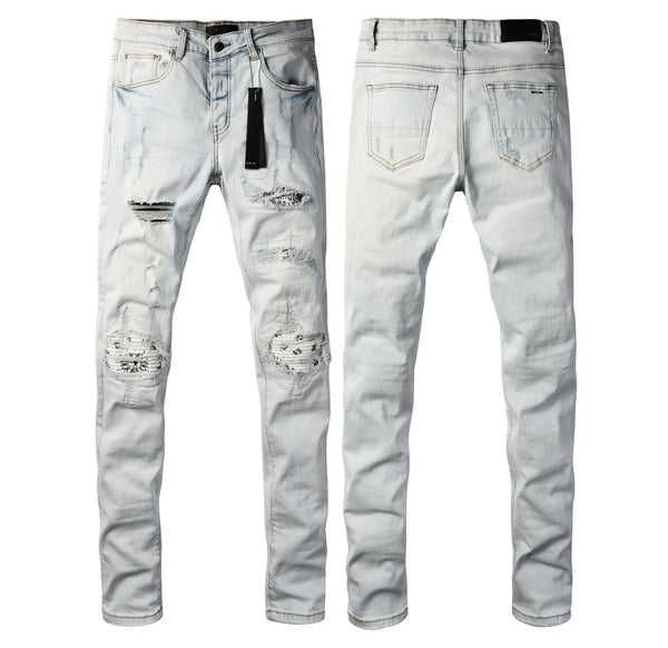 Amiri MX1 Distressed Jeans – Bianchi