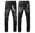 Ksubi Black Graffiti Distressed Jeans