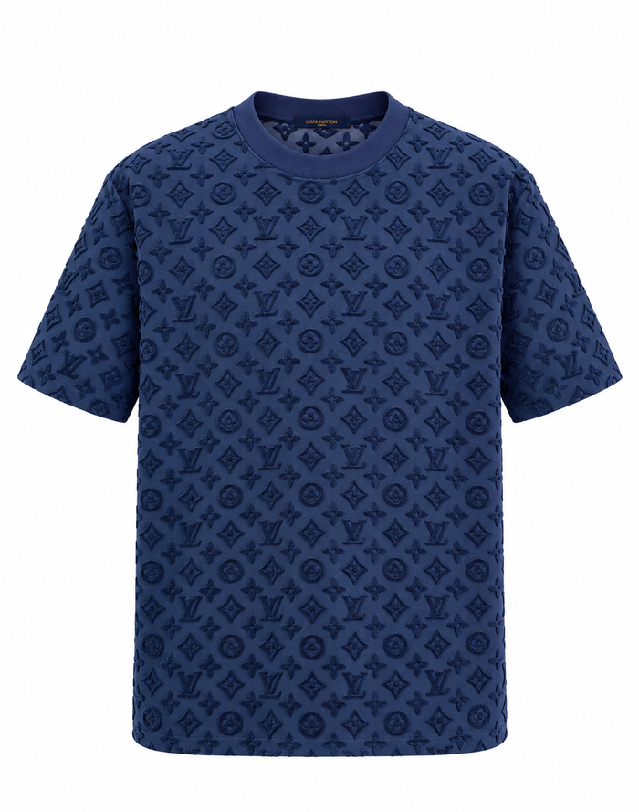 T-shirt Louis Vuitton à logo LV Glitch – Blanc