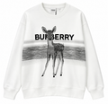 Burberry Deer Graphic Logo Sweatshirt – White