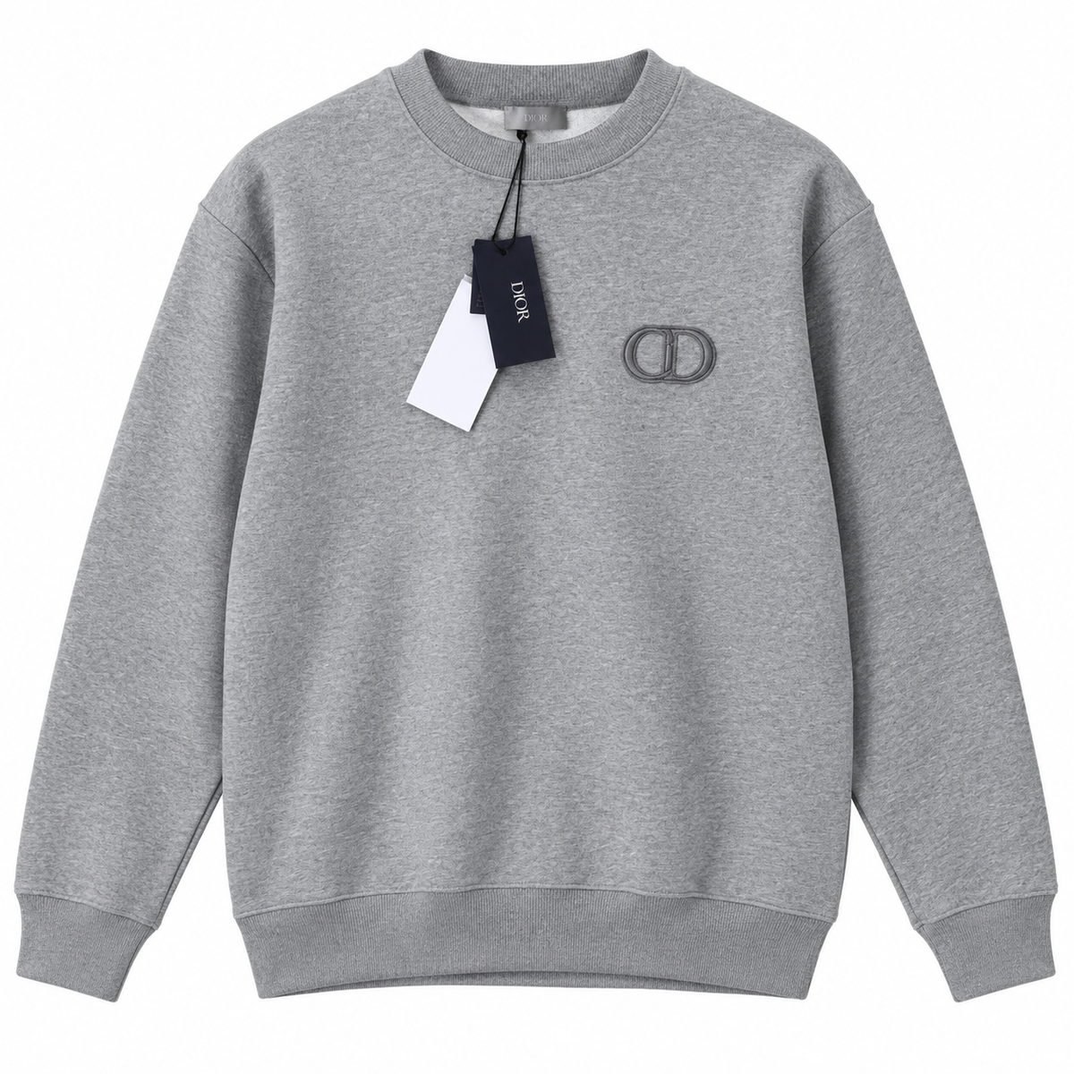 Dior CD Icon Crewneck Sweatshirt-Grey