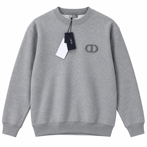 Felpa girocollo Dior CD Icon - grigia