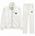Prada Technical Fabric Tracksuit – White