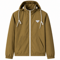 Prada Hooded Nylon Jacket – Khaki/White
