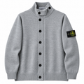 Stone Island Wool Cardigan – Grey
