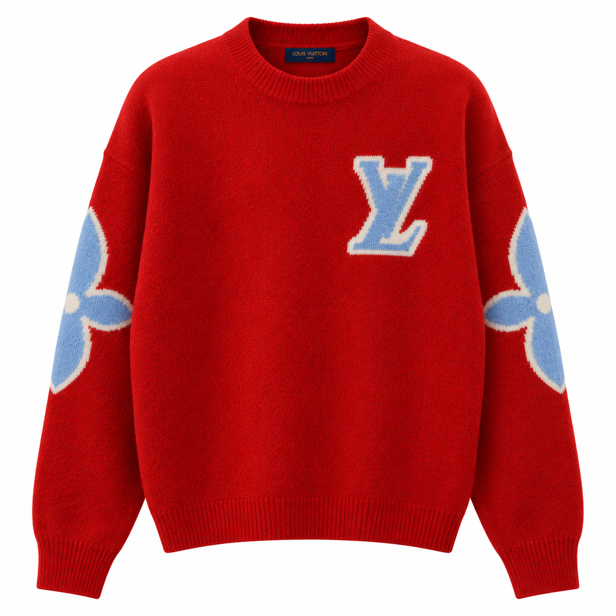 Louis Vuitton LV Monogram Sweater – Red/Blue