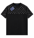 Louis Vuitton Monogram Panel T-Shirt – Black