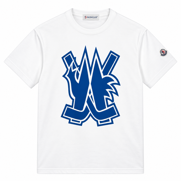 Moncler Graphic Logo T-Shirt – White