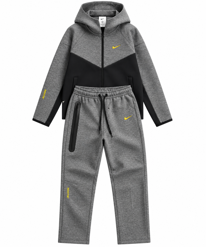 Tuta Nike x NOCTA Tech Fleece - grigio/nero