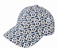 Burberry Monogram B Cap – Navy/White