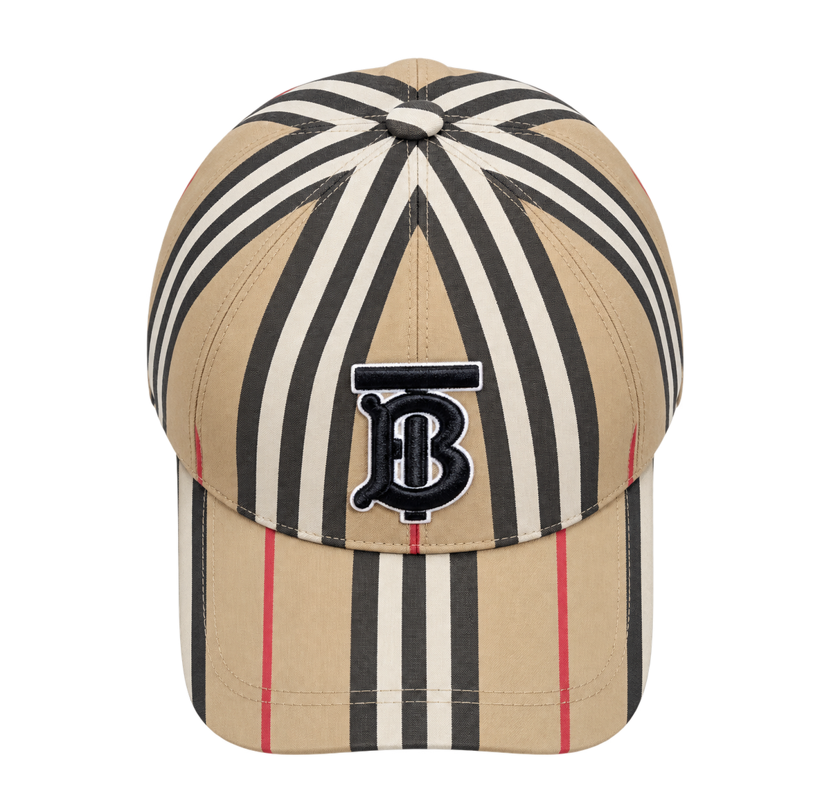 Burberry Check Cap – Beige/Black