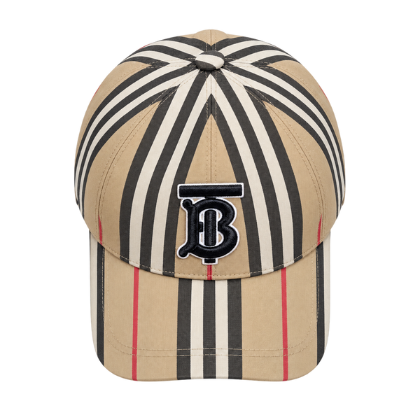 Casquette Burberry à motif Check – Beige/Noir