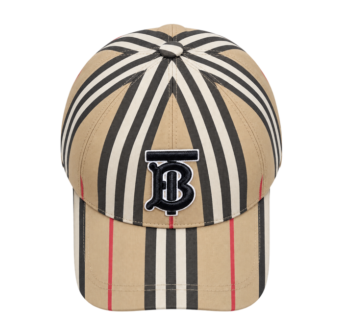 Berretto Burberry Check – beige/nero