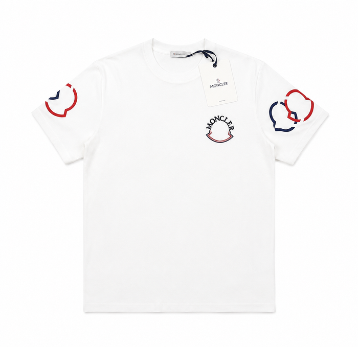 T-shirt à logo Moncler – Blanc