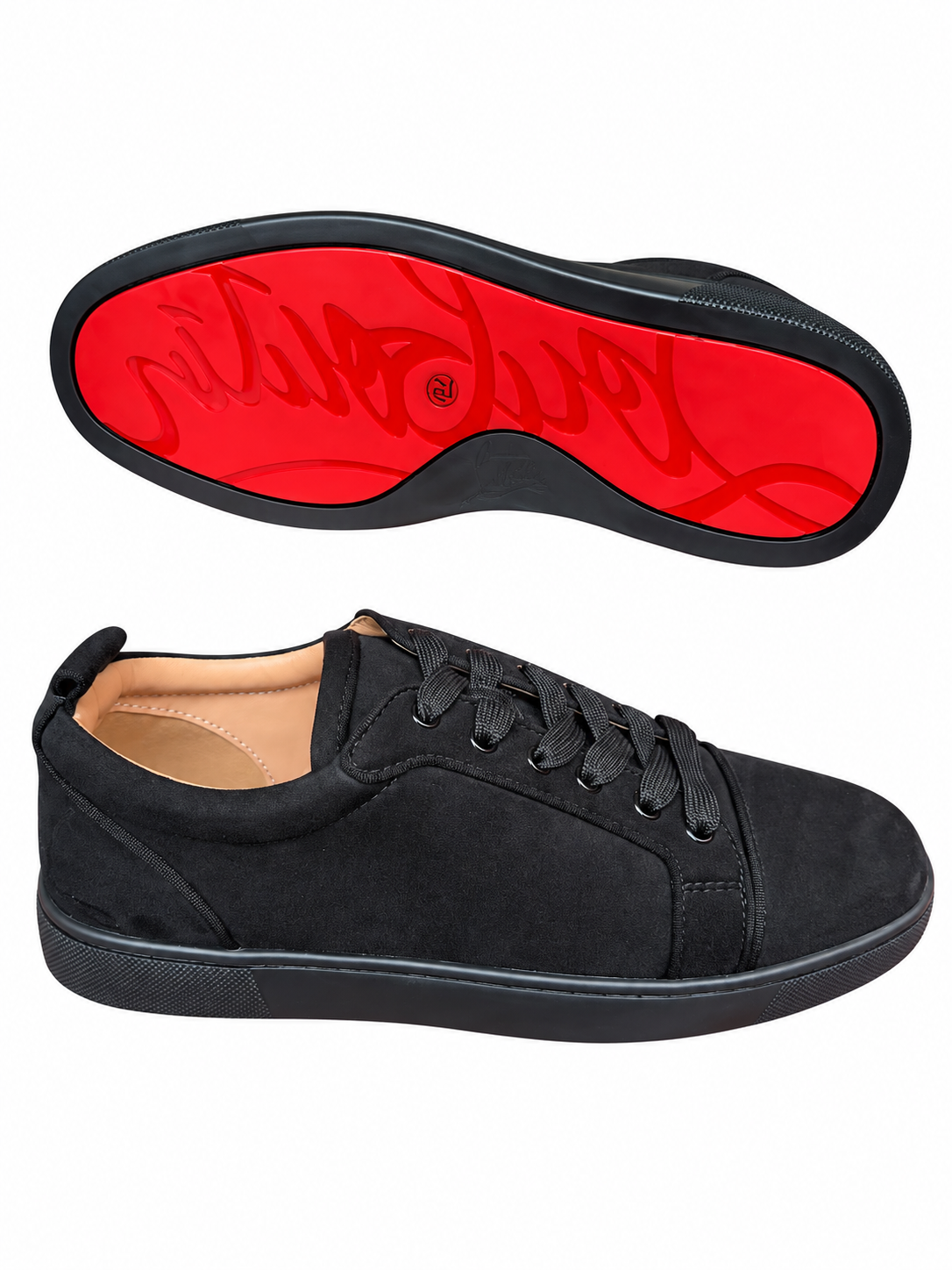 Christian Louboutin Black Low-Top Sneaker