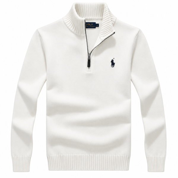 Maglione Half-Zip Polo Ralph Lauren – Bianco
