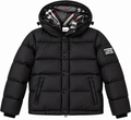 Burberry Check-Lined Hood Puffer Jacket – Black