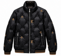 Louis Vuitton Monogram Quilted Puffer Jacket – Black/Gold