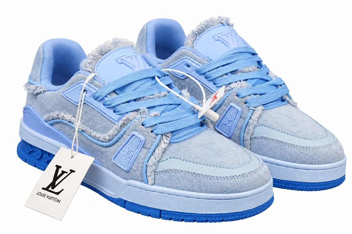 Louis Vuitton LV Trainer Sneaker – Light Blue