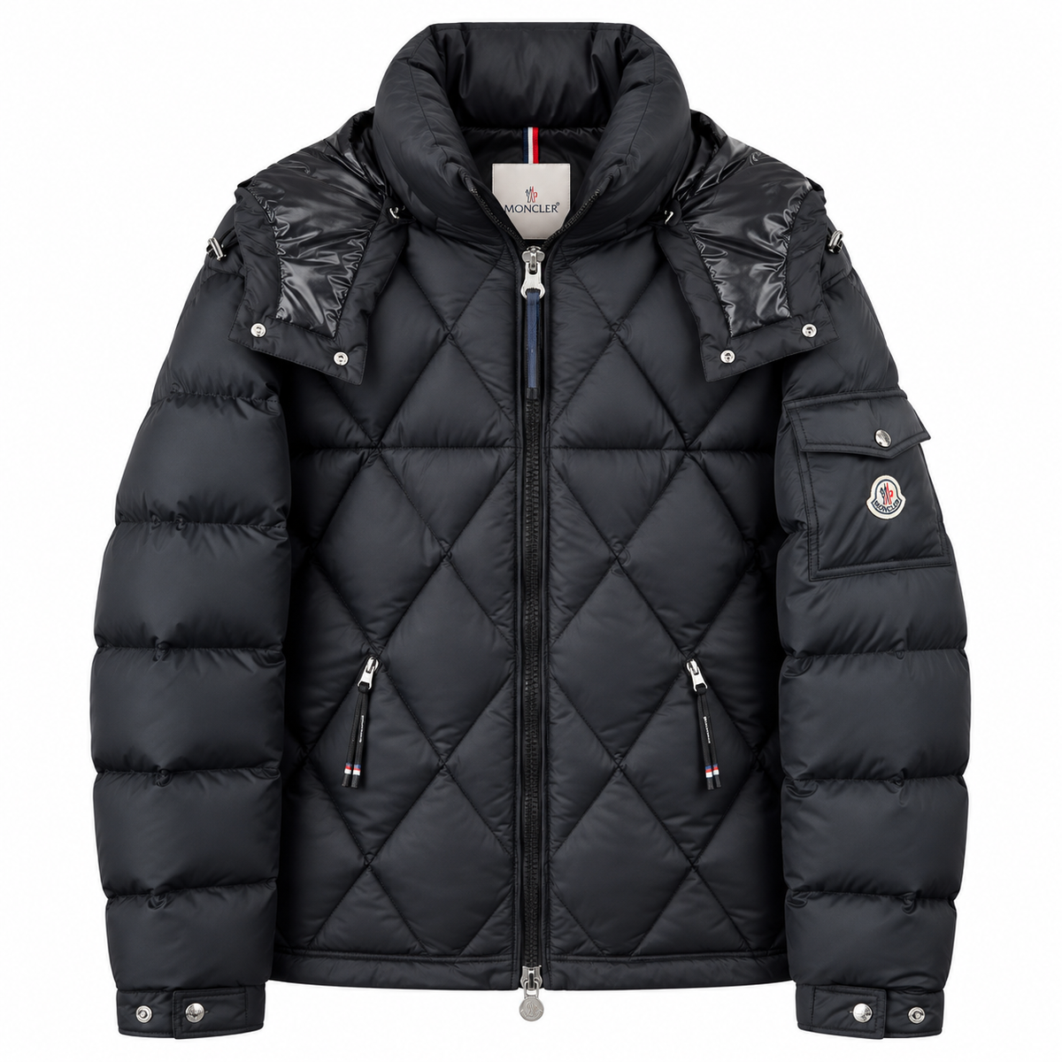 Moncler Quilted Puffer Jacket – Black