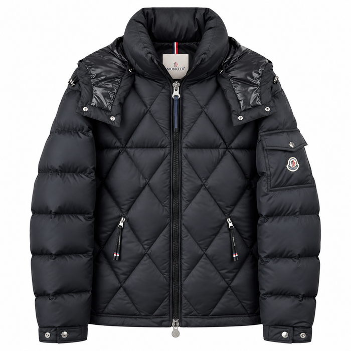 Piumino trapuntato Moncler – Nero