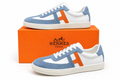 Hermès Jet Sneaker – White/Blue/Orange
