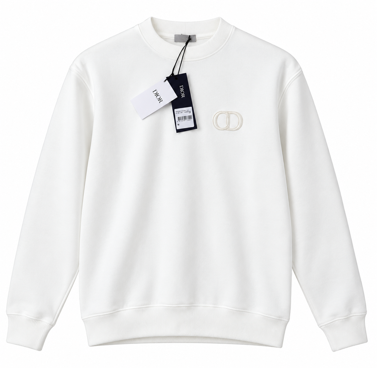 Dior CD Icon Crewneck Sweatshirt-White