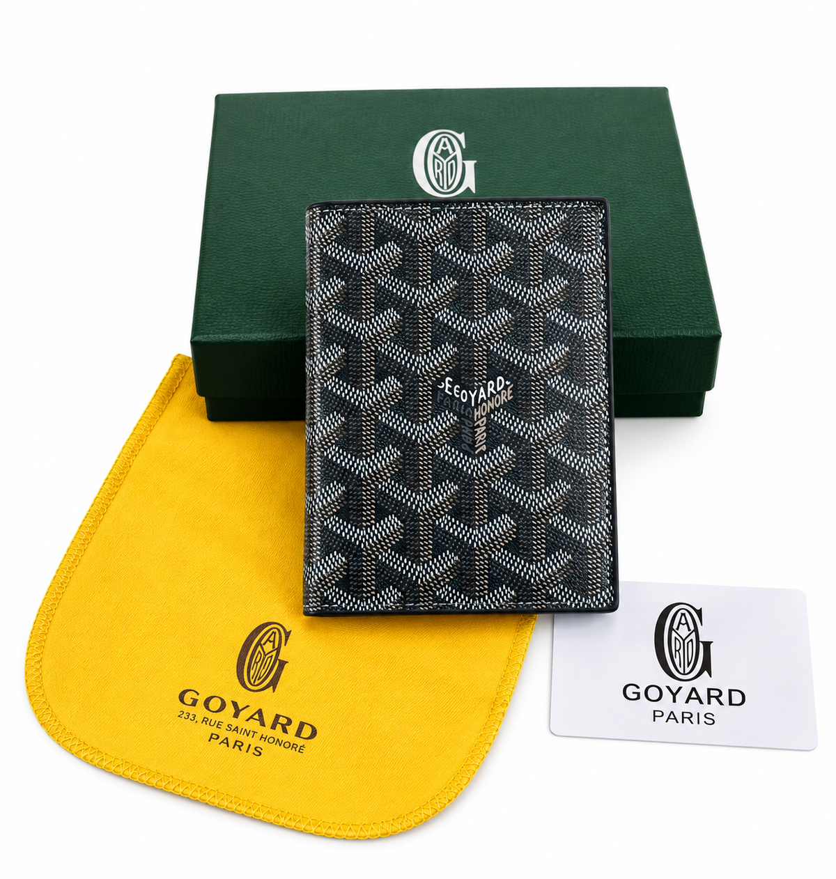 Goyard Paris wallet special edition - Black