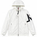 Moncler Hooded Windbreaker – White/Black