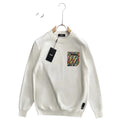 Fendi FF Pocket White Knit Sweater
