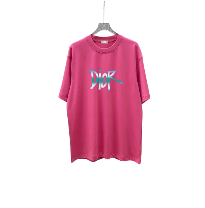 Dior Gradient Logo Pink T-Shirt