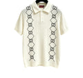 Gucci GG Pattern Polo Shirt – White