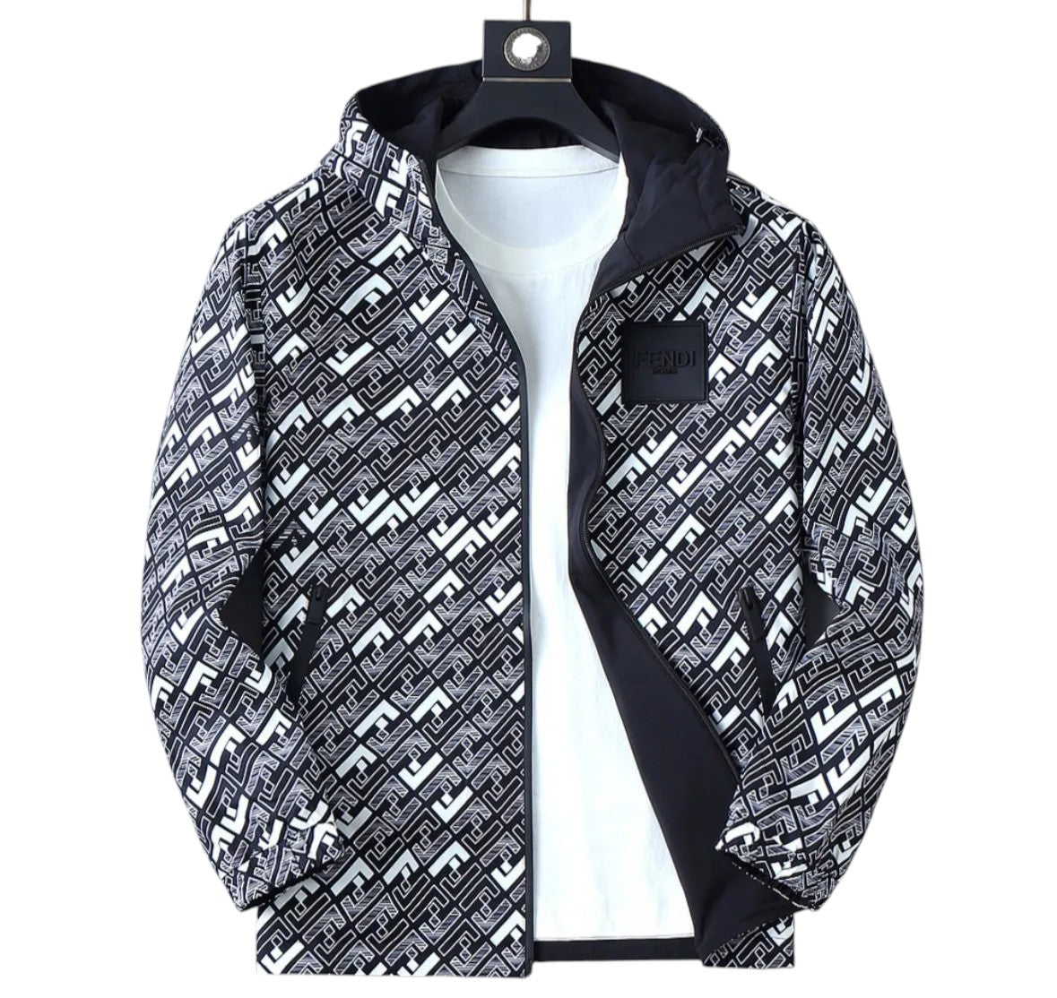 Fendi FF Monogram Black & White Jacket