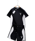 Dior Black & White Logo Shorts Set