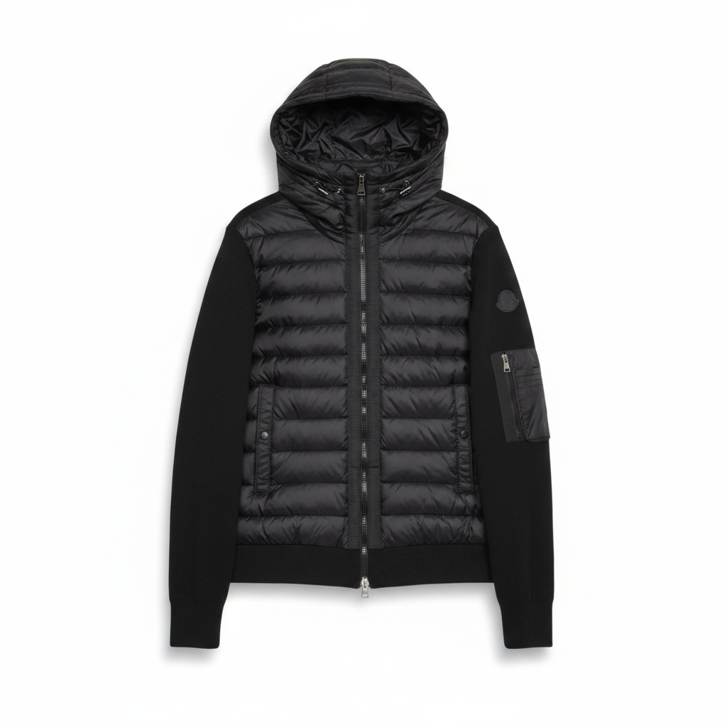 Moncler Hybrid Dunjacka Svart