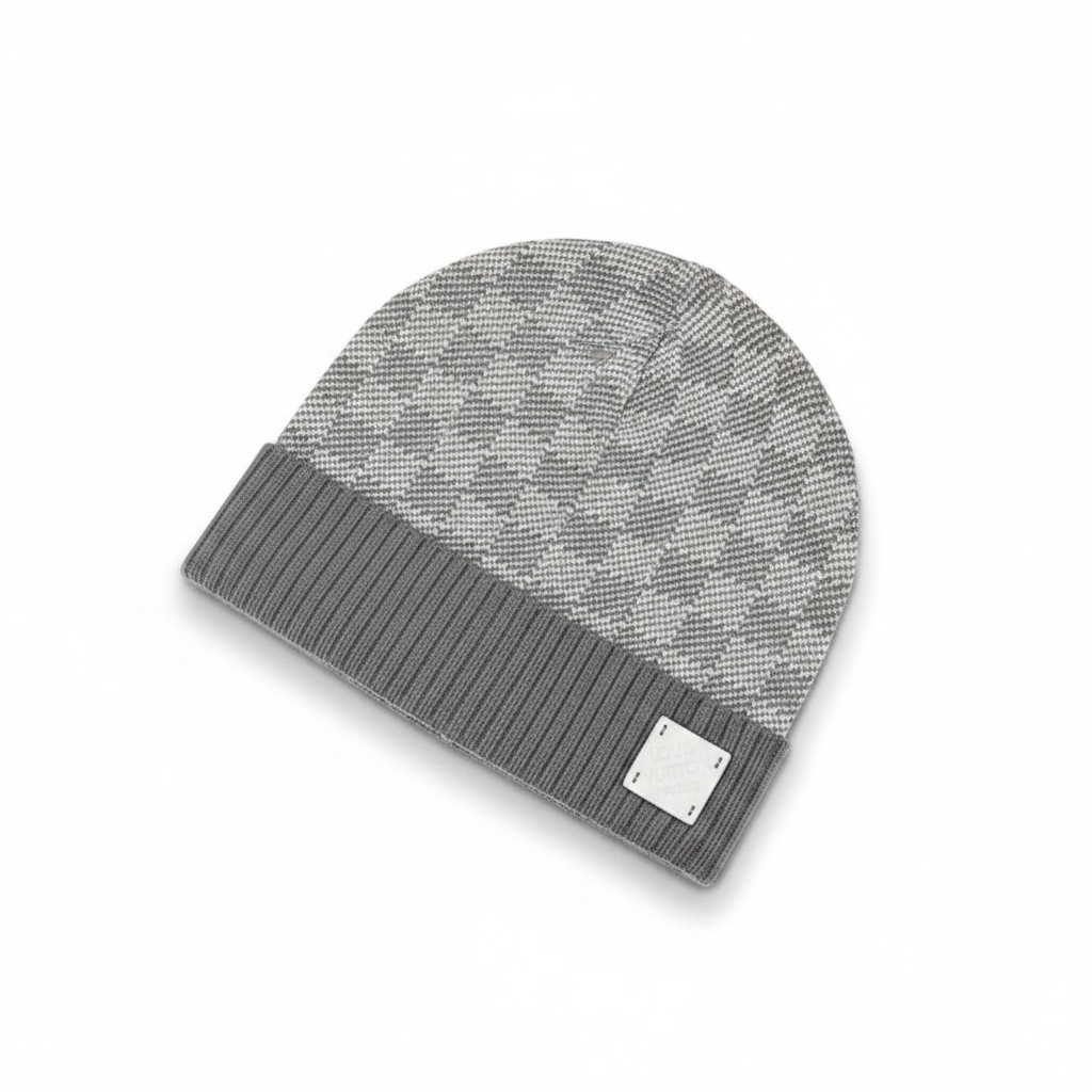 Louis Vuitton Monogram Beanie Grå